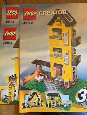 Instruction manual for the LEGO Creator Beach House set 4996. This 3-in-1 set,